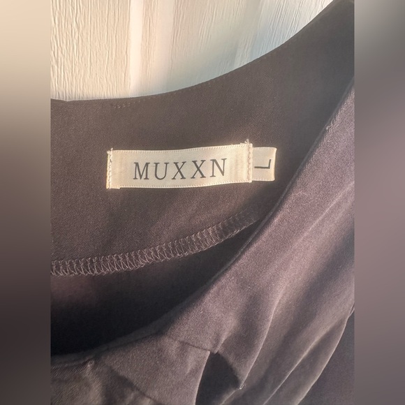 MUXXN Black Fit & Flare Dress – 3/4 Sleeve Size L - Picture 2 of 13